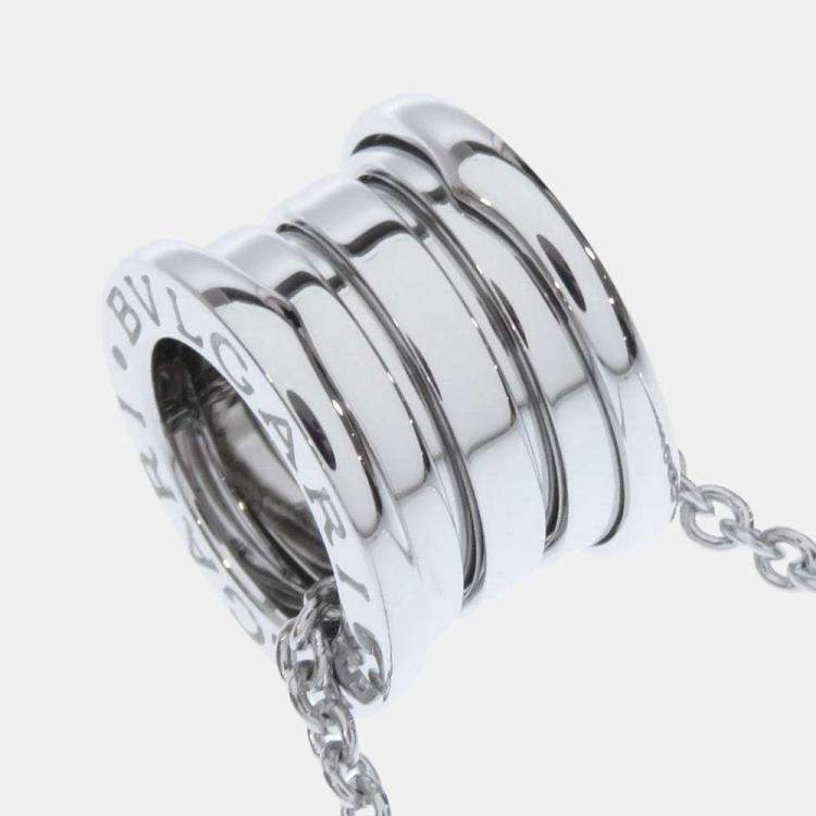 Pre Owned Bvlgari B.Zero1 18K White Gold Necklace