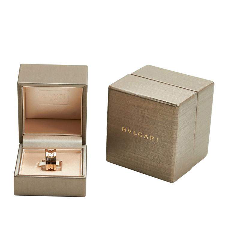 Pre Owned B.Zero1 3-Band Ring in Rose Gold Ring Size EU 50-US 5.25