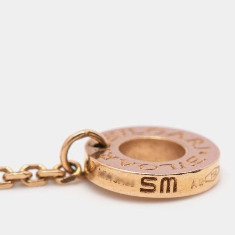 Pre Owned Bvlgari Divas' Dream Diamond 18k Rose Gold Bracelets SM