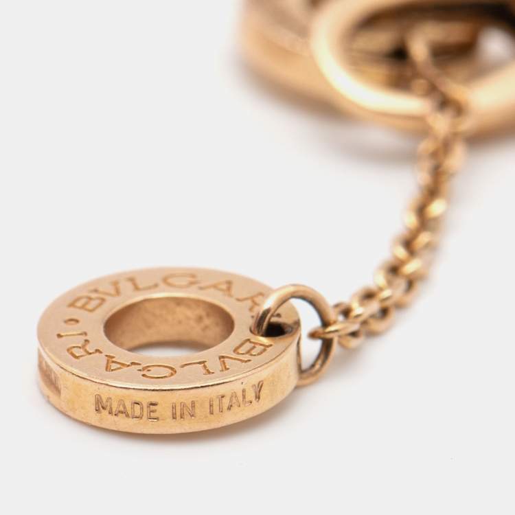 Pre Owned Bvlgari Divas' Dream Diamond 18k Rose Gold Bracelets SM