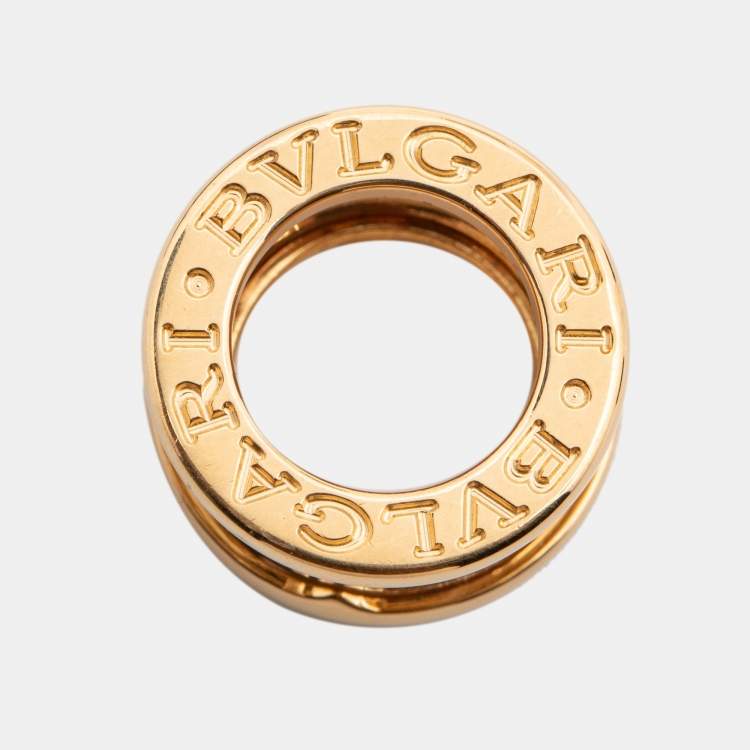 Pre Owned Bvlgari B.Zero1 18k Yellow Gold Pendant