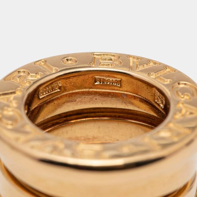 Pre Owned Bvlgari B.Zero1 18k Yellow Gold Pendant