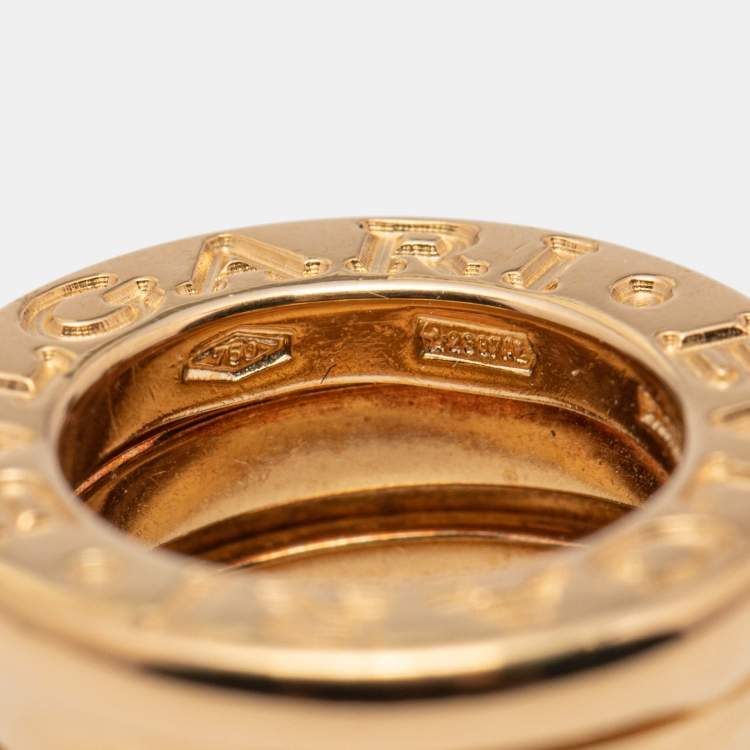 Pre Owned Bvlgari B.Zero1 18k Yellow Gold Pendant
