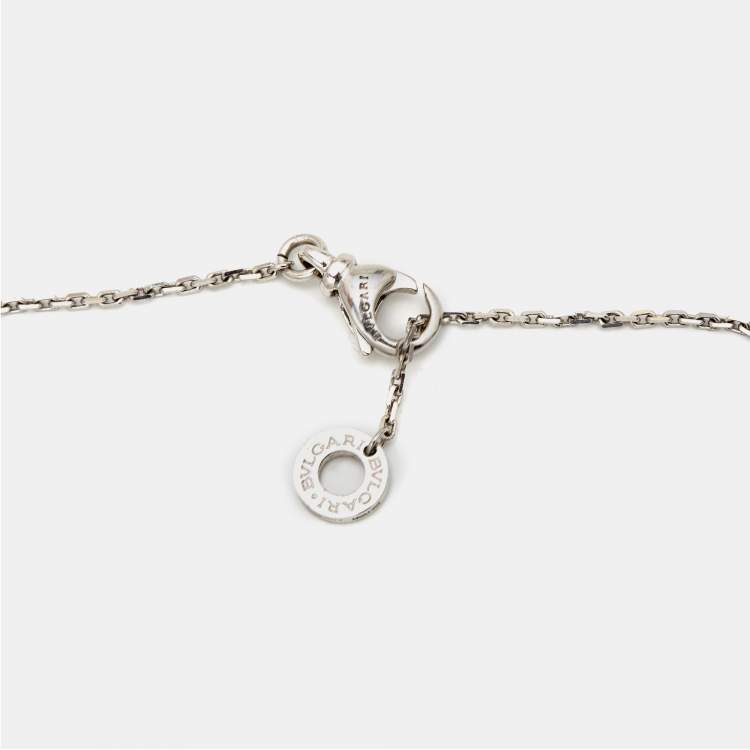 Pre Owned Bvlgari Divas' Dream Diamond 18k White Gold Necklace