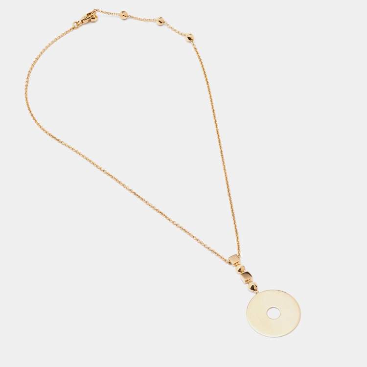 Pre Owned Bvlgari Roma 18k Yellow Gold Necklace Set