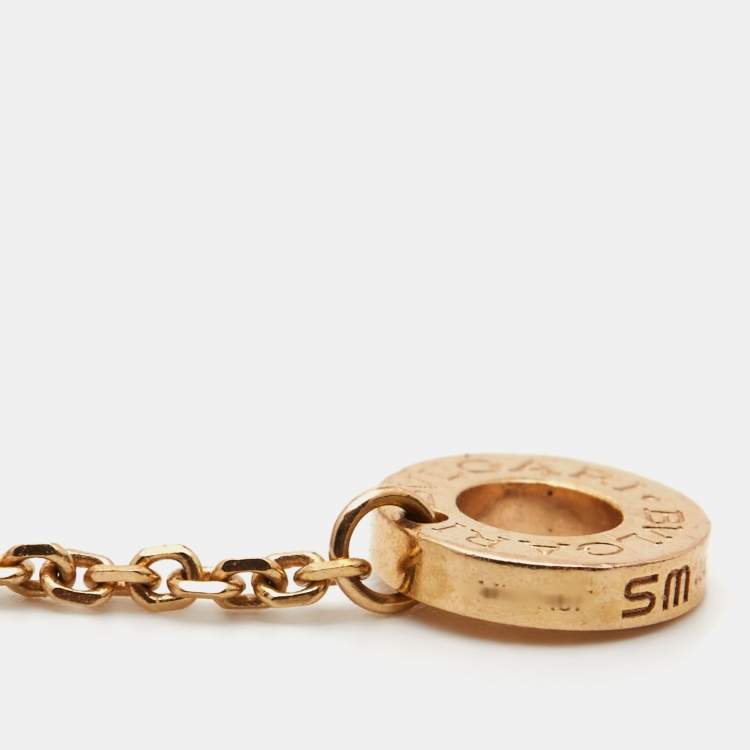 Pre Owned Bvlgari Divas' Dream Mother of Pearl 18k Rose Gold Bracelet
