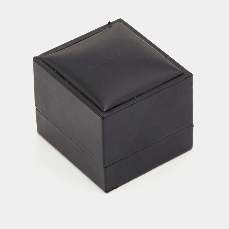 Pre Owned Bvlgari B.Zero1 1-Band 18k White Gold Ring Size 54