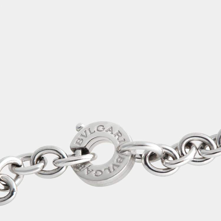 Diamond charm bracelet hot sale white gold