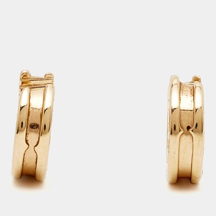 Bvlgari B.Zero1 18k Rose Gold Earrings Bvlgari | The Luxury Closet