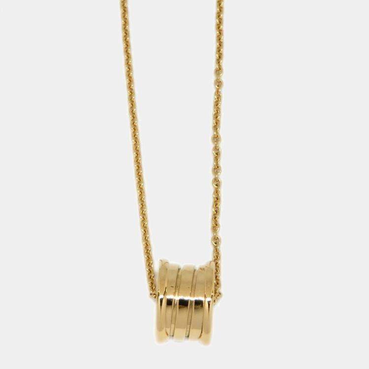 Pre Owned Bvlgari B.Zero1 18K Yellow Gold Necklace