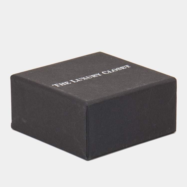 Pre Owned Bvlgari B.Zero1 4-Band Cermaic 18k Rose Gold Ring Size 50