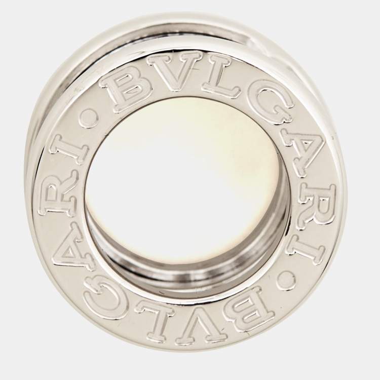 Pre Owned Bvlgari B.Zero1 18K White Gold Charms and Pendants