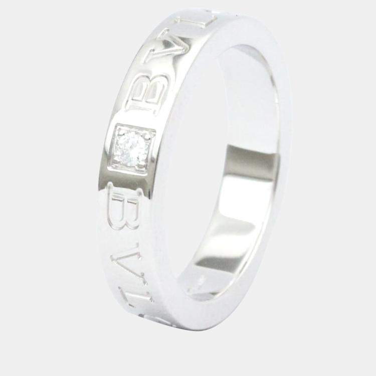 Bvlgari Bvlgari Bvlgari K White Gold Diamond Ring Eu Bvlgari The Luxury Closet