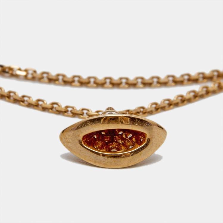 Pre Owned Bvlgari Divas' Dream Diamonds 18k Rose Gold Bracelet ML