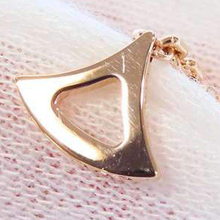 Pre Owned Bvlgari Divas' Dream 18K Rose Gold Diamond Multi Stone Necklace