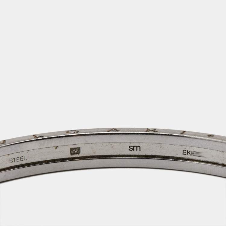 Pre Owned Bvlgari B.Zero1 18k Rose Gold, Stainless Steel Bracelet SM