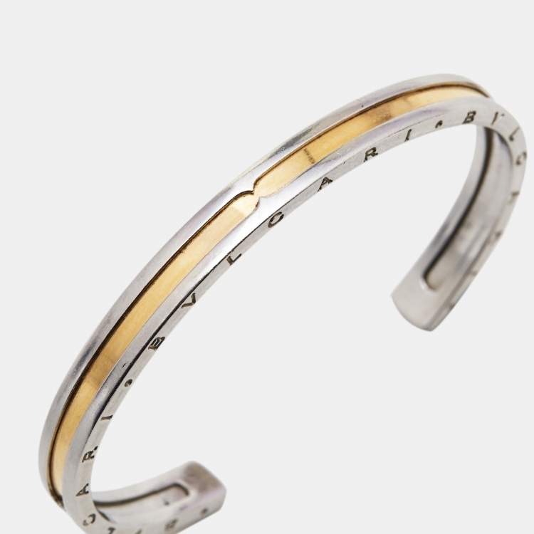 Pre Owned Bvlgari B.Zero1 18k Rose Gold, Stainless Steel Bracelet SM