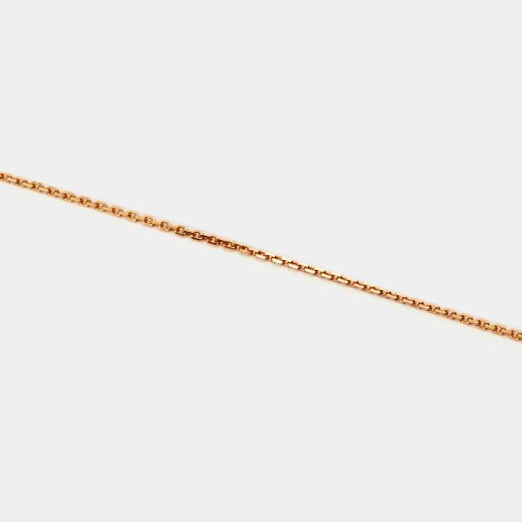مملوكة مسبقًا Bvlgari Divas' Dream Diamond Mother of Pearl 18k Rose Gold Necklace