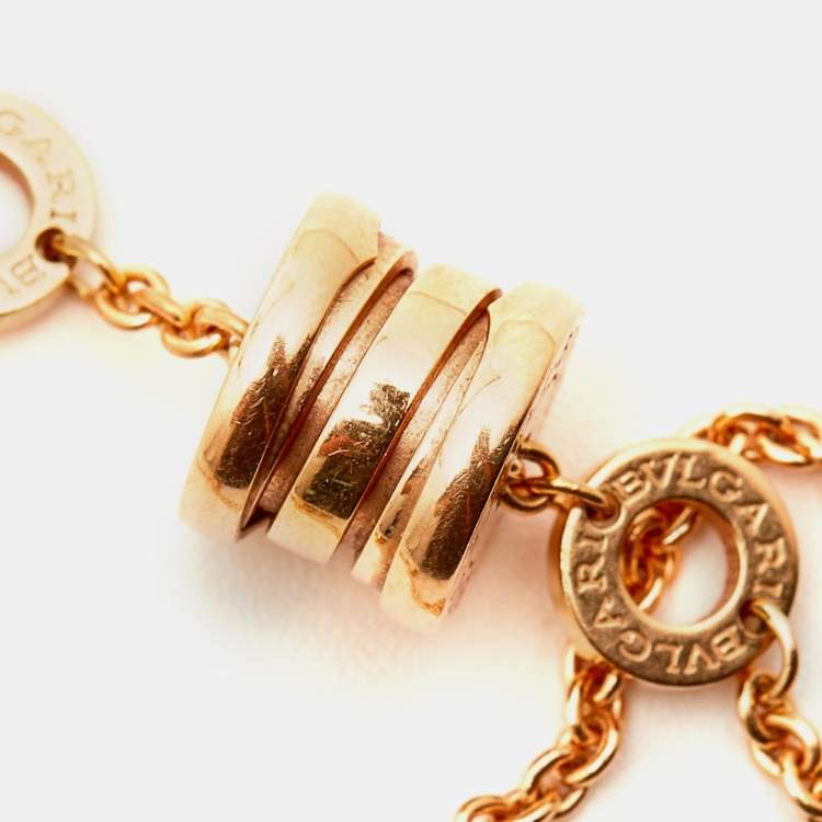 Pre Owned Bvlgari B.Zero1 18k Rose Gold Bracelet