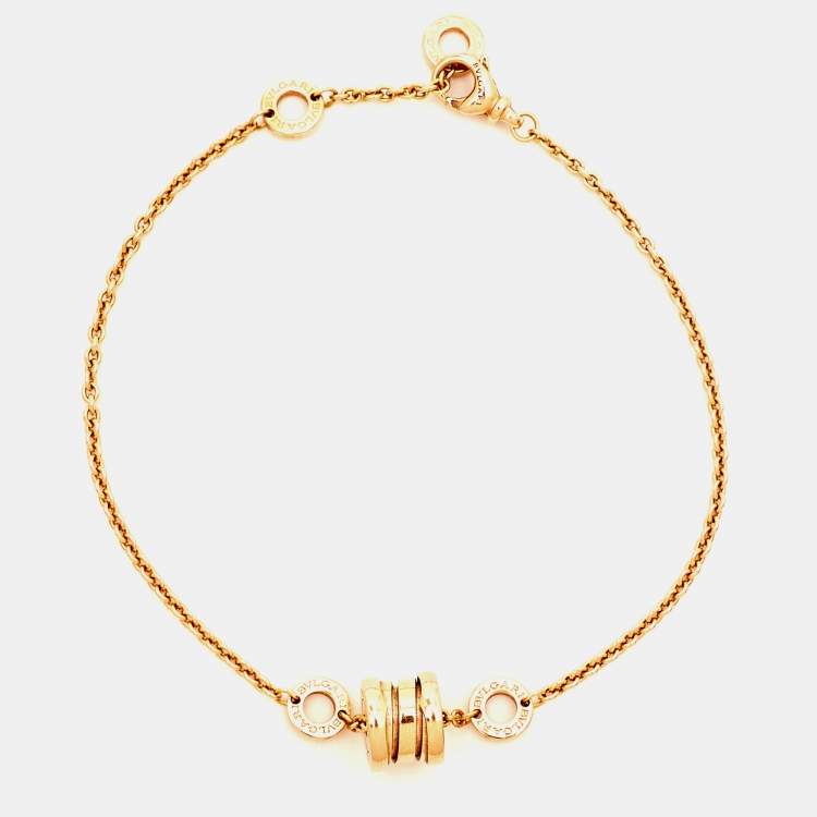 Pre Owned Bvlgari B.Zero1 18k Rose Gold Bracelet