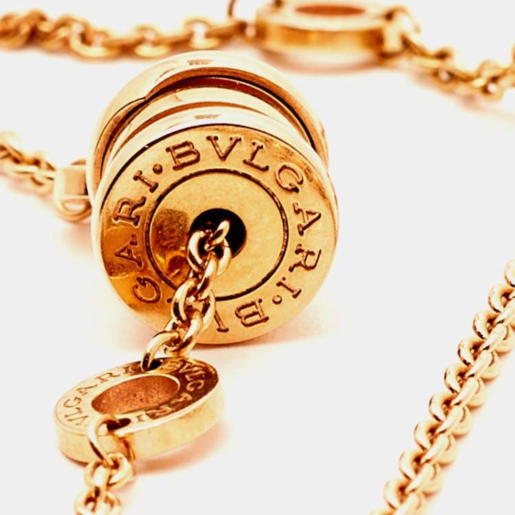 Pre Owned Bvlgari B.Zero1 18k Rose Gold Bracelet