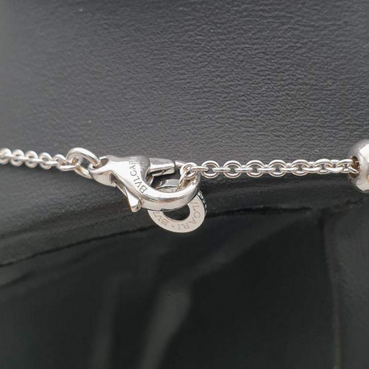Pre Owned Bulgari white gold B.Zero1 Lavalier Necklace