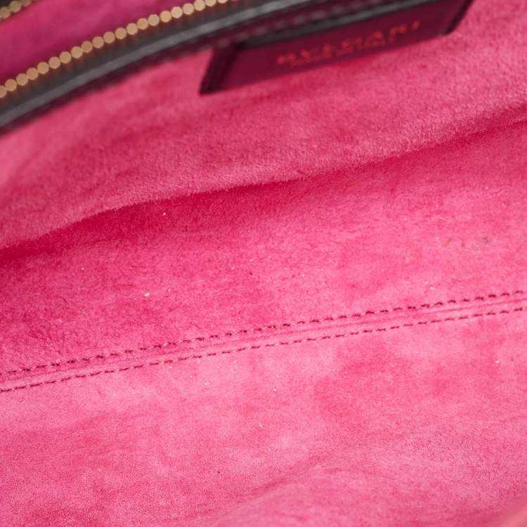 Pre Owned Bvlgari Black Leather Duet Top Handle Bag