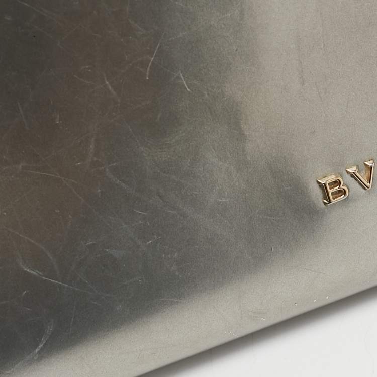 Pre Owned Bvlgari Silver Patent Leather Serpenti Forever Continental Wallet