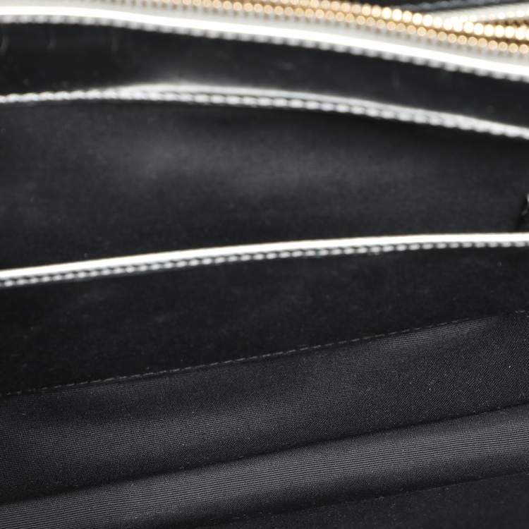 Pre Owned Bvlgari Mirror Leather Large Serpenti Forever Shoulder Bag