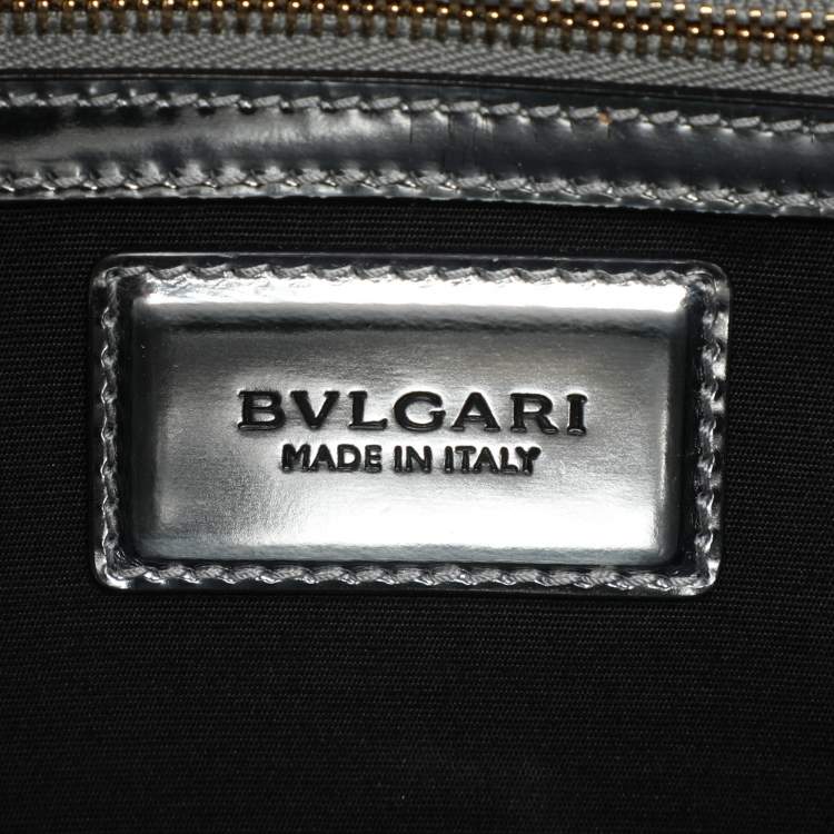 Pre Owned Bvlgari Mirror Leather Large Serpenti Forever Shoulder Bag