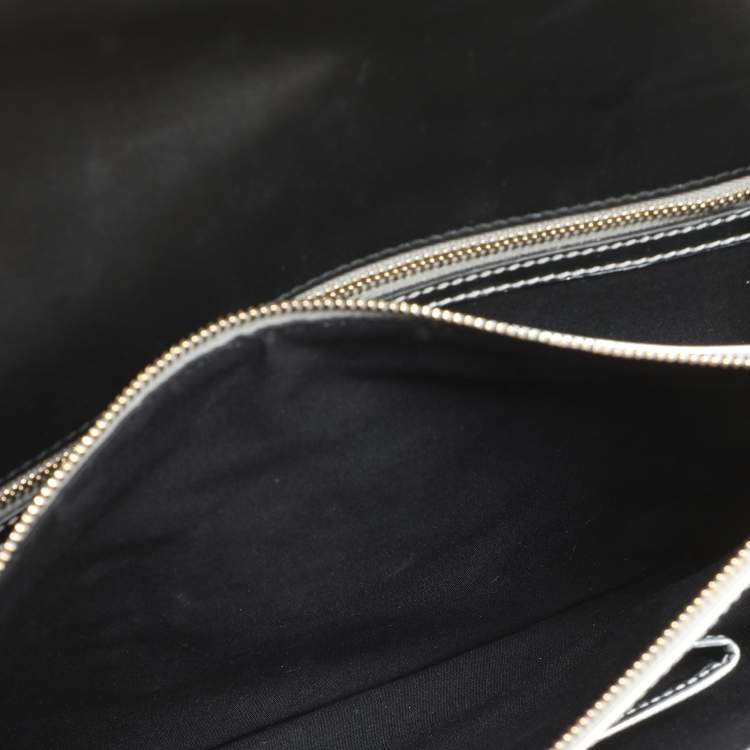 Pre Owned Bvlgari Mirror Leather Large Serpenti Forever Shoulder Bag