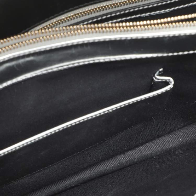 Pre Owned Bvlgari Mirror Leather Large Serpenti Forever Shoulder Bag