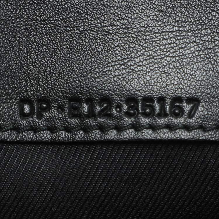 Pre Owned Bvlgari Black Leather Double Ring Flap Continental Wallet