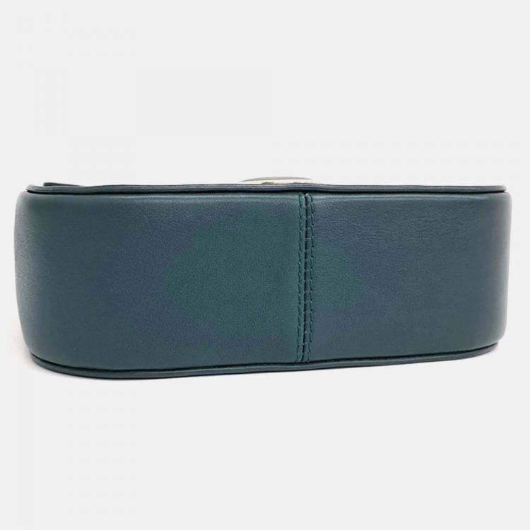 Pre Owned Bvlgari Green Leather crossbody bag