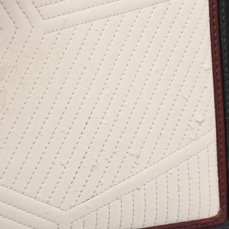 Pre Owned Bvlgari Tricolor Leather Serpenti Diamond Blast Shoulder Bag