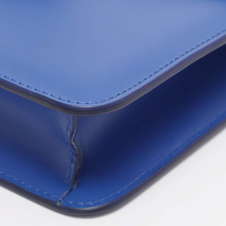 Pre Owned Bvlgari Blue Stingray and Leather Serpenti Forever Shoulder Bag