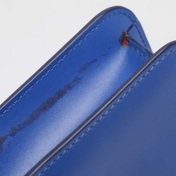 Pre Owned Bvlgari Blue Stingray and Leather Serpenti Forever Shoulder Bag