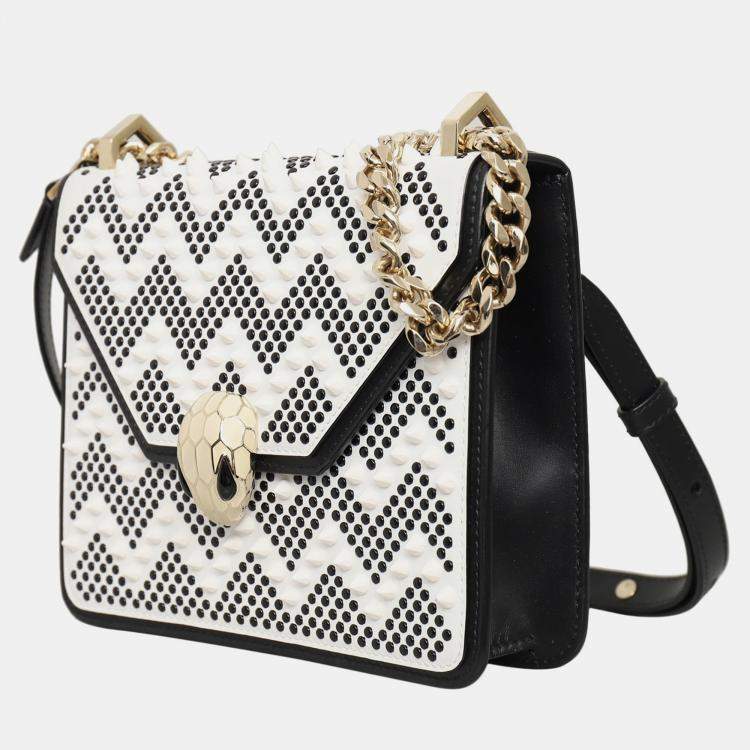 Pre Owned x Nicholas Kirkwood Serpenti Forever Studded Crossbody Bag