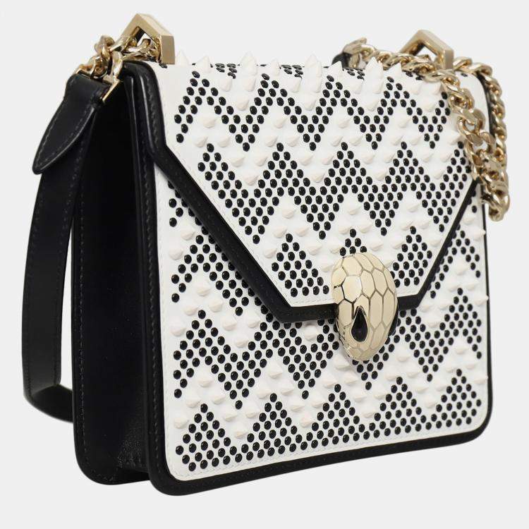 Pre Owned x Nicholas Kirkwood Serpenti Forever Studded Crossbody Bag