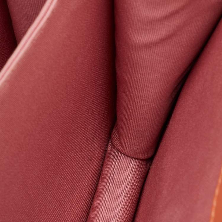 Pre Owned Bvlgari Light Orange Leather Serpenti Top Handle Bag