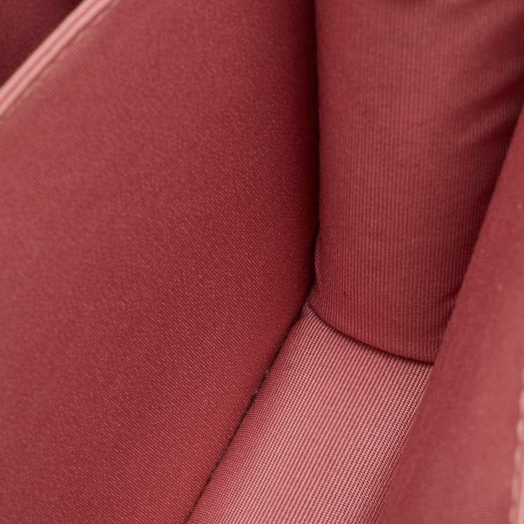 Pre Owned Bvlgari Light Orange Leather Serpenti Top Handle Bag