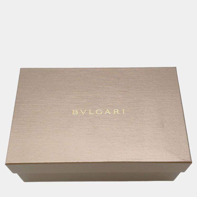 Pre Owned Bvlgari Serpenti Cabochon Shoulder Bag Pink Calf Leather Size Micro