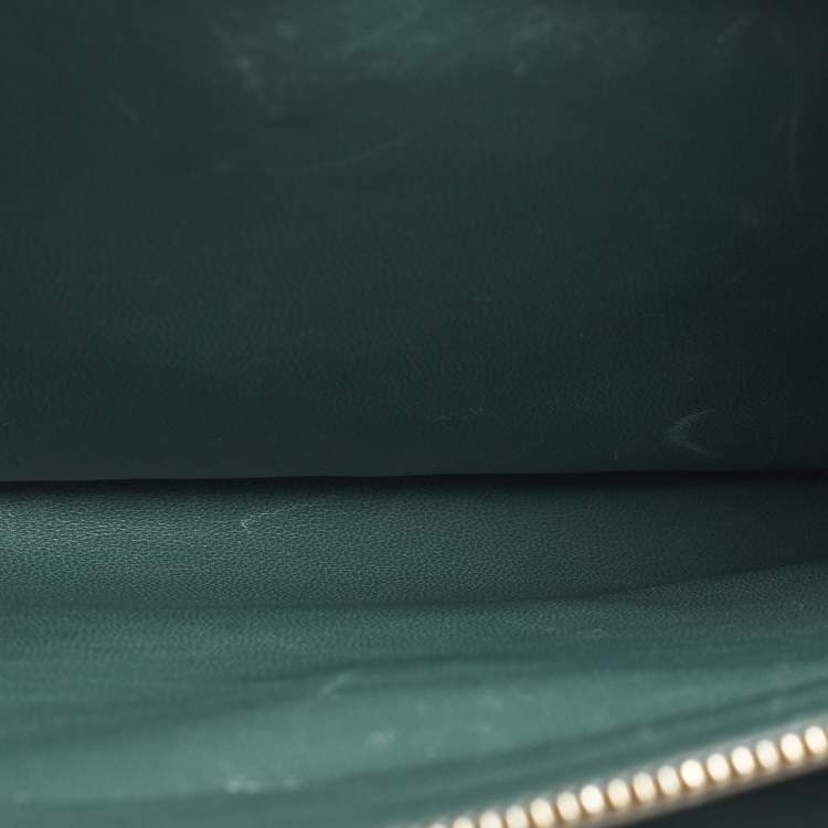 Pre Owned Bvlgari Serpenti Forever Medium Two Tone Grey Leather and Stingray Shoulder Bag