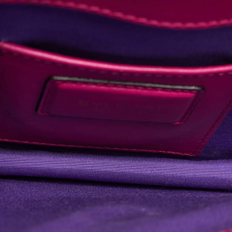 Pre Owned Bvlgari Serpenti Forever Small Pink Leather Shoulder Bag