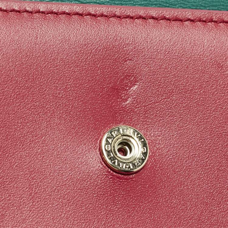 Pre Owned Bvlgari Serpenti Forever Mini Pink Leather Shoulder Bag