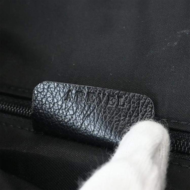 Pre Owned Bvlgari Malta Black Leather Top Handle Bag