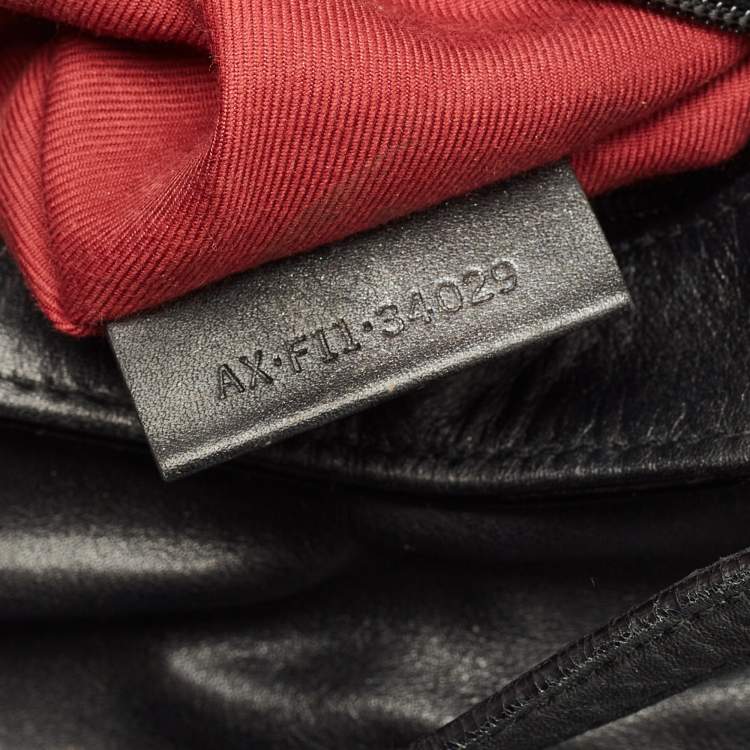 Pre Owned Bvlgari Chandra Black Patent Leather Shoulder Bag