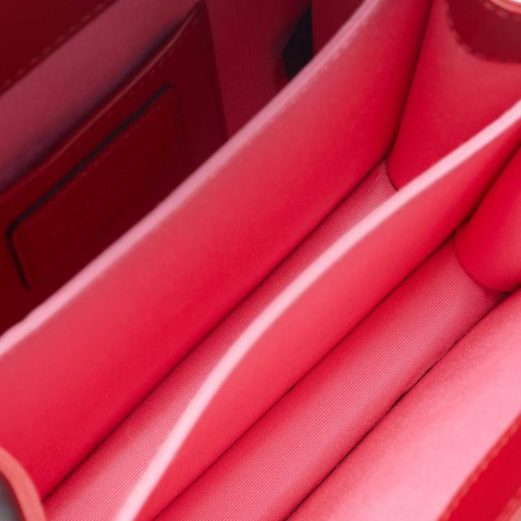 مملوكة مسبقًا Bvlgari Serpenti Forever Small Red Leather Top Handle Bag