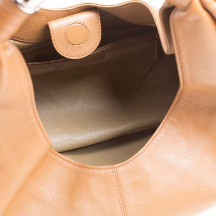 مملوكة مسبقًا Bvlgari Brown Leather Hobo