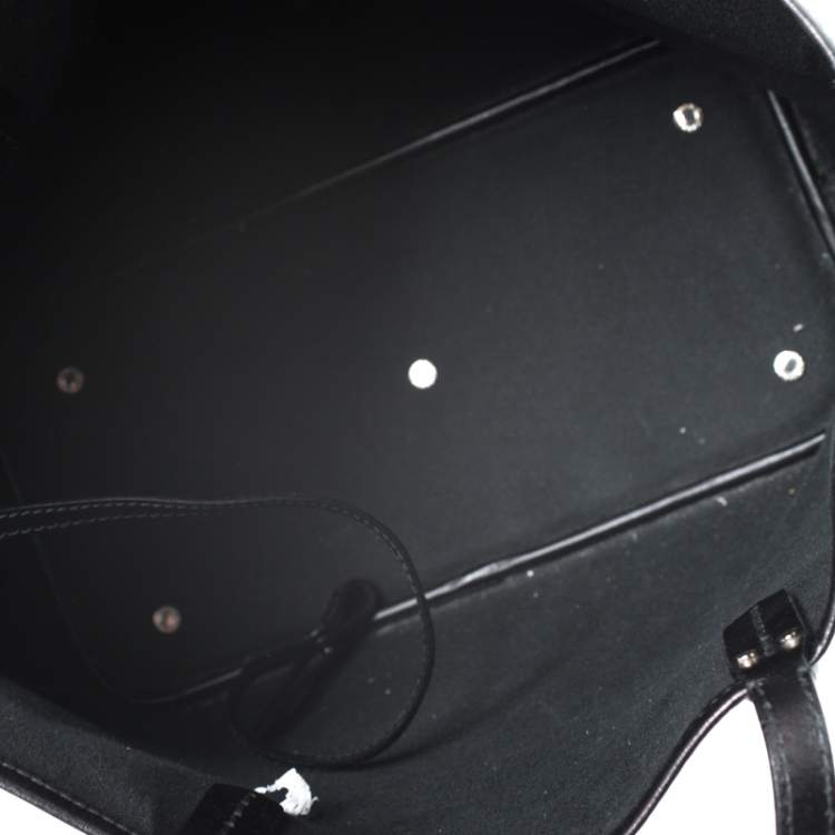 Pre Owned Bvlgari Black Printed Canvas Tote